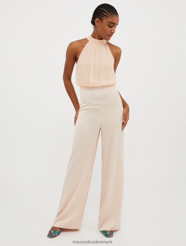 Kvinder satin og georgette jumpsuit MAX&Co. lyserød B2Z2T6148 beklædning