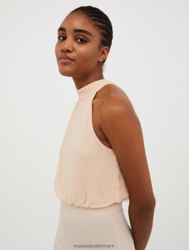 Kvinder satin og georgette jumpsuit MAX&Co. lyserød B2Z2T6148 beklædning