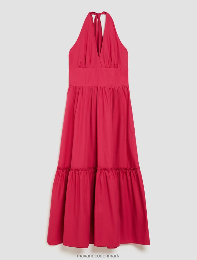 Kvinder bomuld poplin sundress MAX&Co. blomme B2Z2T661 beklædning