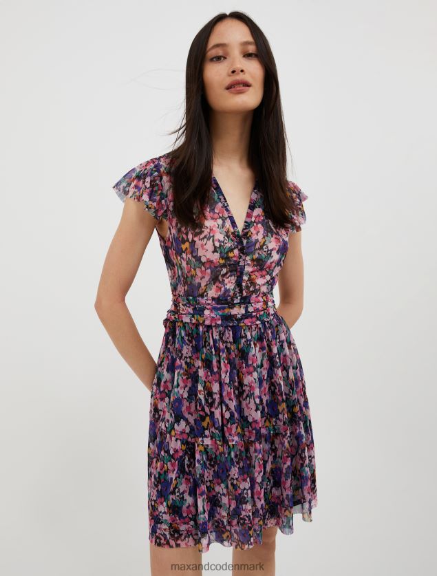 Kvinder crepe-jersey kjole MAX&Co. sort B2Z2T64 beklædning