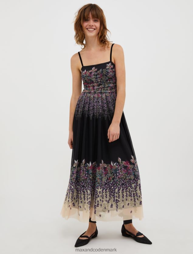 Kvinder draperet jersey kjole MAX&Co. lilla B2Z2T625 beklædning