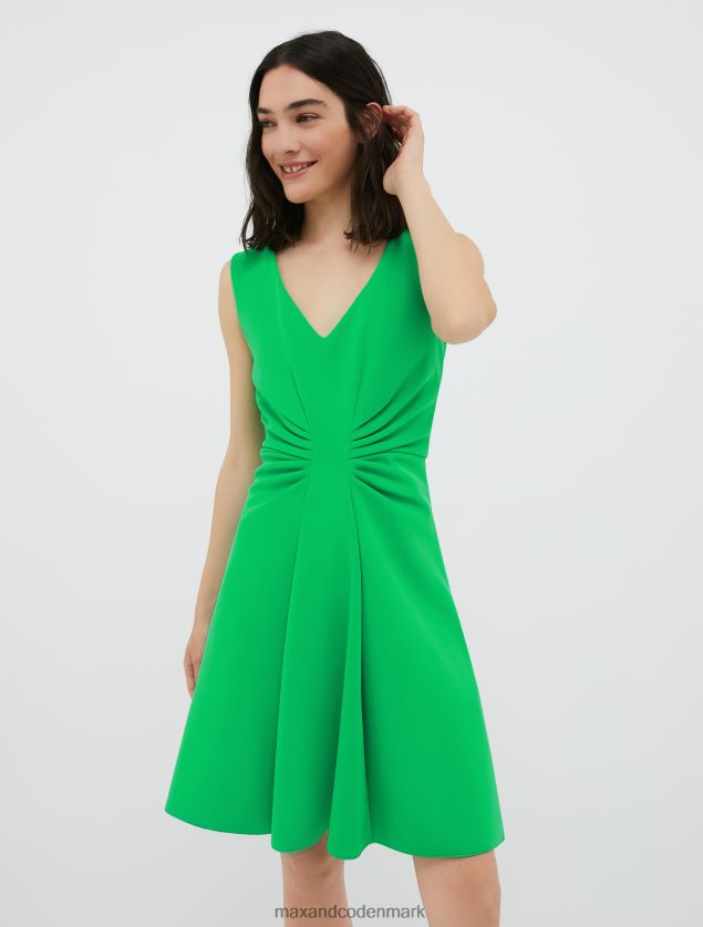 Kvinder draperet jersey-skedekjole MAX&Co. Himmelblå B2Z2T676 beklædning