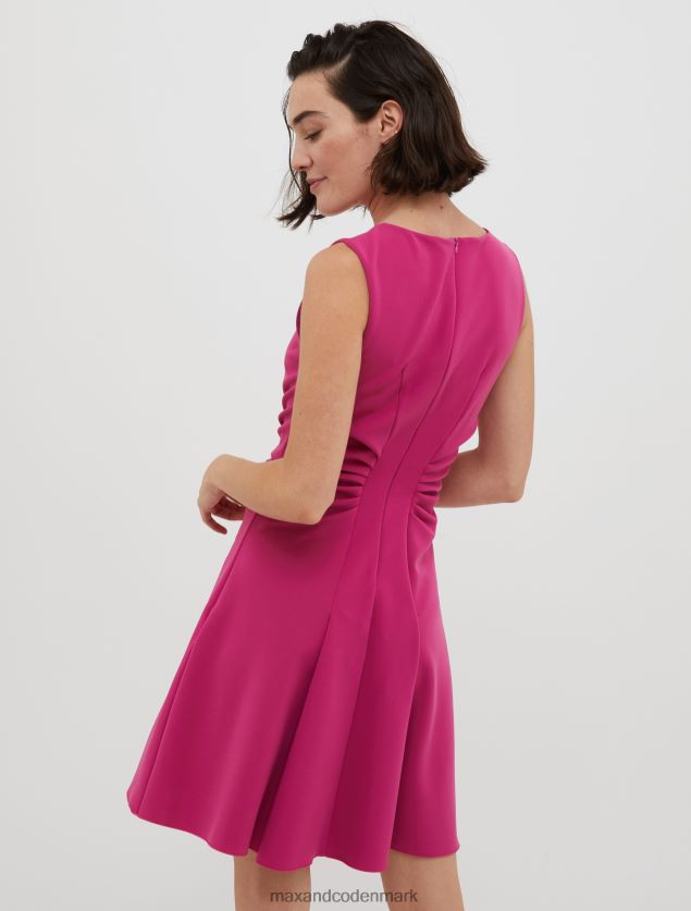 Kvinder draperet jersey-skedekjole MAX&Co. lilla B2Z2T674 beklædning