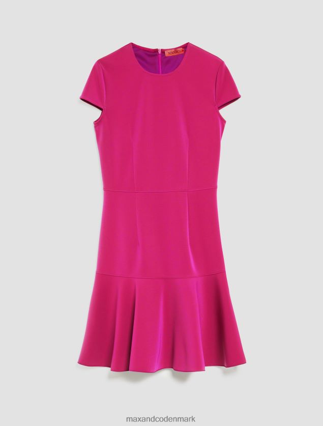 Kvinder flared teknisk-jersey kjole MAX&Co. lilla B2Z2T694 beklædning