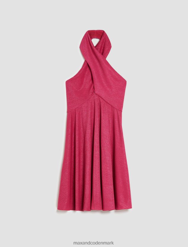 Kvinder lurex jersey festkjole MAX&Co. rød B2Z2T650 beklædning