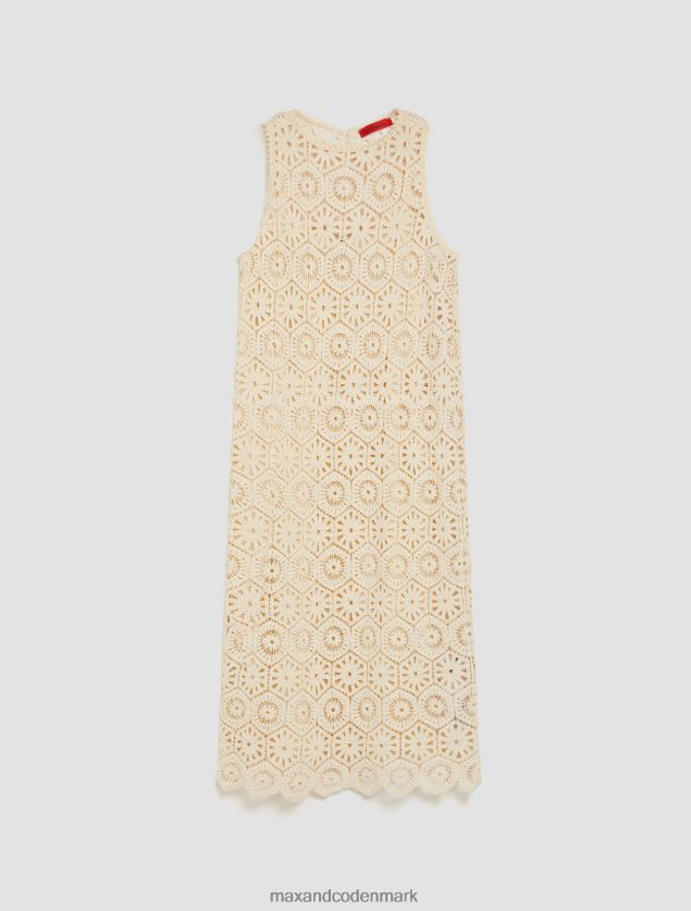 Kvinder macrame jersey kjole MAX&Co. gammel rose B2Z2T682 beklædning