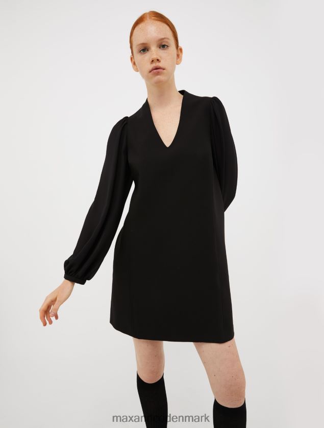 Kvinder tunikakjole med puffede ærmer MAX&Co. sort B2Z2T685 beklædning