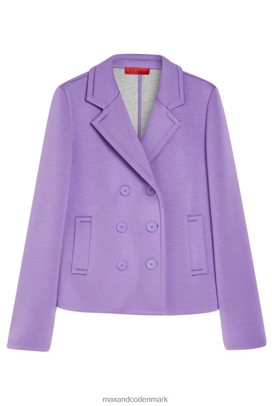 Kvinder dobbeltradet jersey peacoat MAX&Co. lilla B2Z2T6826 beklædning