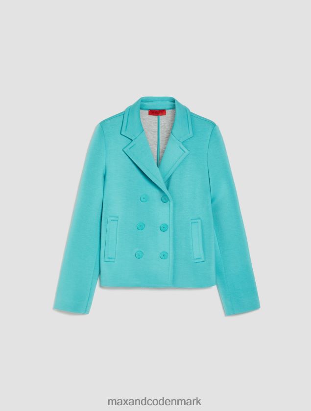 Kvinder dobbeltradet jersey peacoat MAX&Co. lyseblå B2Z2T6825 beklædning