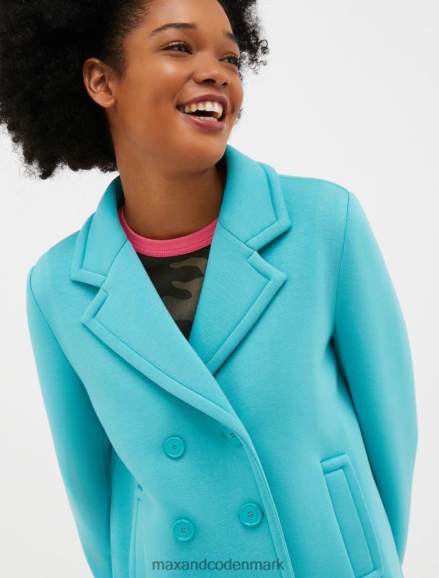 Kvinder dobbeltradet jersey peacoat MAX&Co. lyseblå B2Z2T6825 beklædning