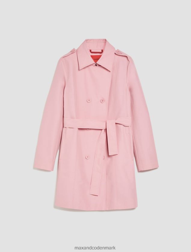 Kvinder dobbeltradet trenchcoat MAX&Co. lyserød B2Z2T6821 beklædning