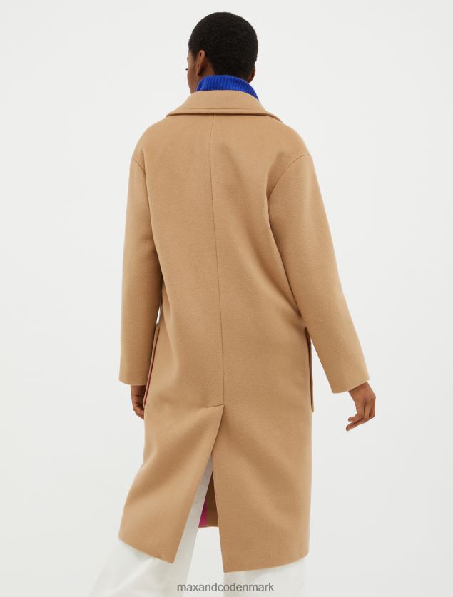 Kvinder dobbeltsidet bredstoffrakke MAX&Co. kamel B2Z2T6876 beklædning