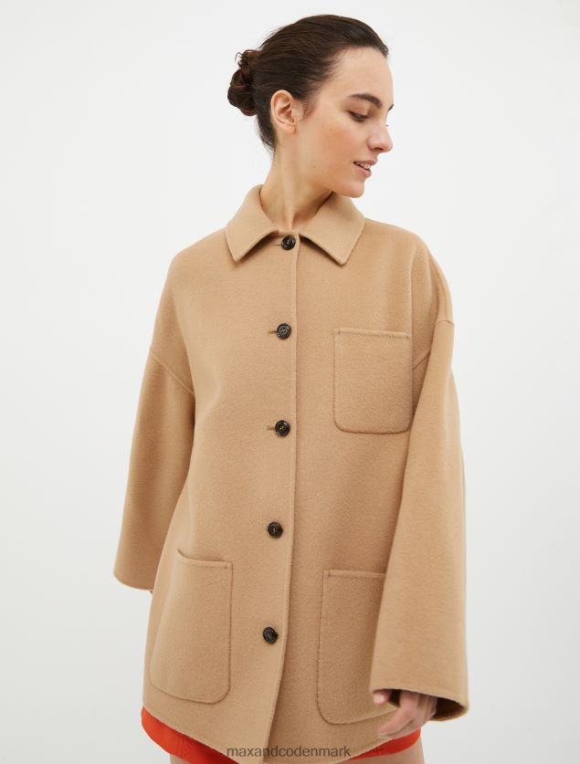 Kvinder dobbeltsidet uldblandingsfrakke MAX&Co. kamel B2Z2T6869 beklædning