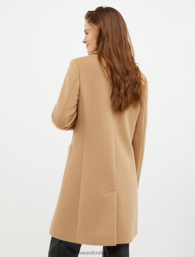 Kvinder dobbeltsidet uldblandingsfrakke MAX&Co. kamel B2Z2T6872 beklædning