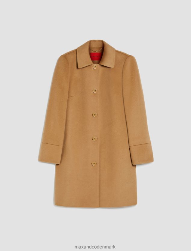 Kvinder frakke i ren uld MAX&Co. kamel B2Z2T6852 beklædning