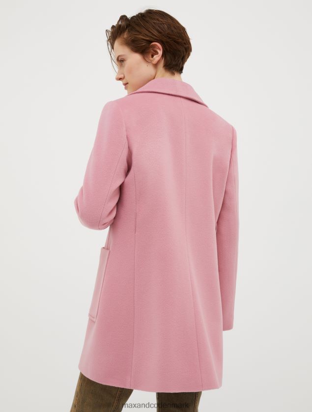 Kvinder kortløbet uldfrakke MAX&Co. lyserød B2Z2T6831 beklædning