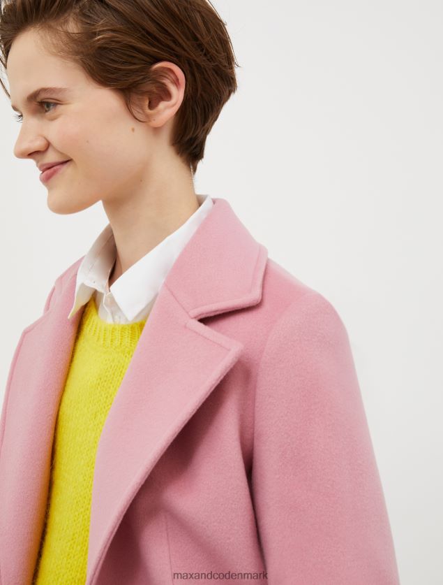 Kvinder kortløbet uldfrakke MAX&Co. lyserød B2Z2T6831 beklædning