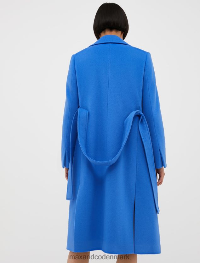 Kvinder løbsk uldfiltfrakke MAX&Co. luftvåben blå B2Z2T6855 beklædning