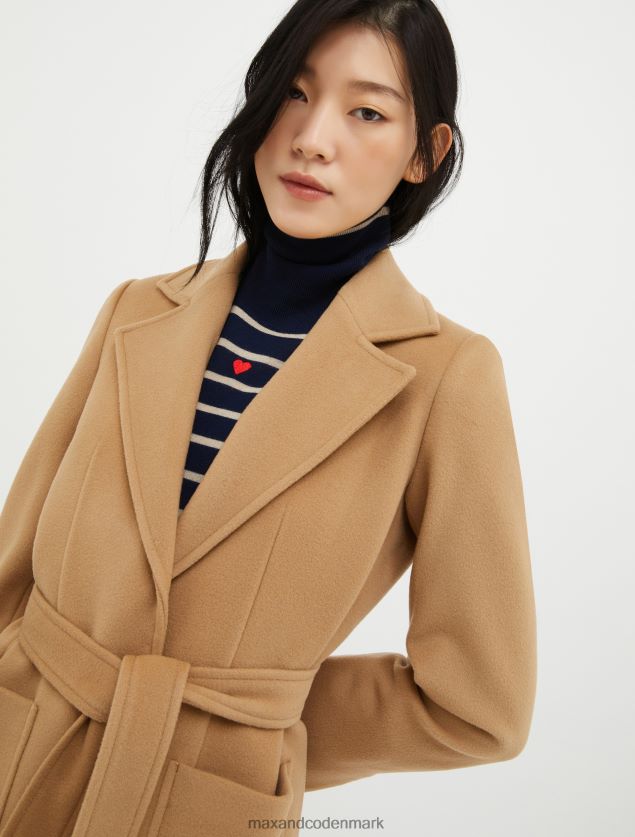 Kvinder løbsk uldfrakke MAX&Co. kamel B2Z2T6841 beklædning