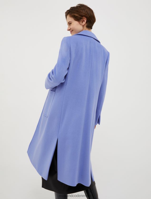 Kvinder løbsk uldfrakke MAX&Co. kina blå B2Z2T6859 beklædning