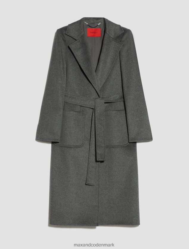 Kvinder løbsk uldfrakke MAX&Co. mellemgrå B2Z2T6861 beklædning