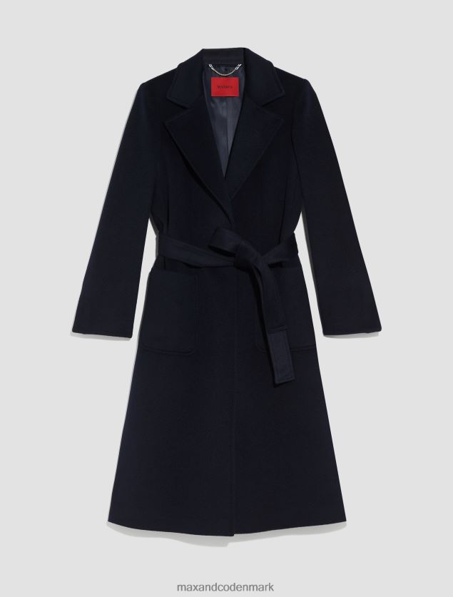 Kvinder løbsk uldfrakke MAX&Co. midnatsblå B2Z2T6842 beklædning
