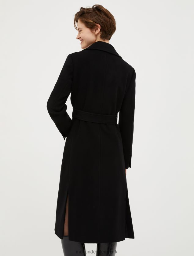 Kvinder løbsk uldfrakke MAX&Co. sort B2Z2T6843 beklædning