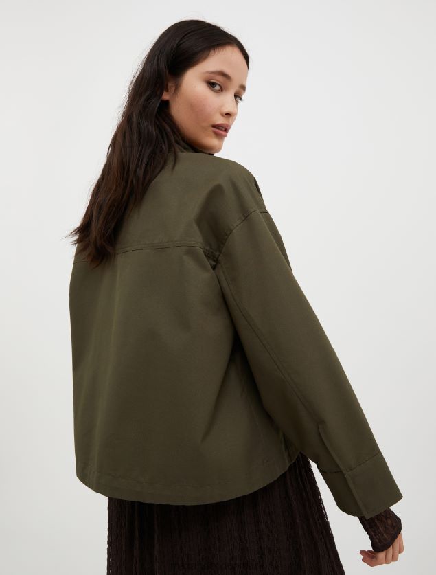 Kvinder teknisk-gabardine blouson MAX&Co. kakigrøn B2Z2T6810 beklædning