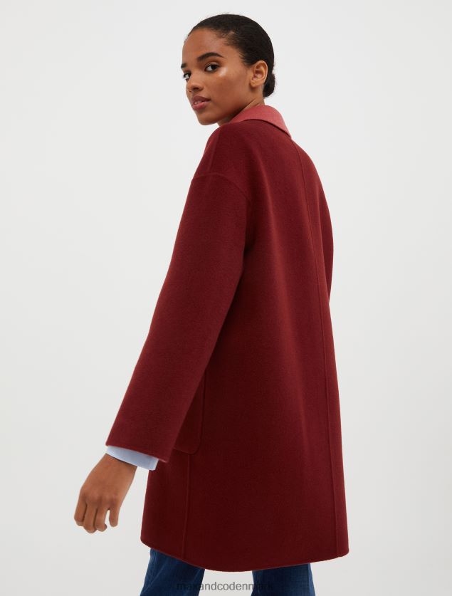 Kvinder vendbar uldfrakke MAX&Co. bordeaux B2Z2T6836 beklædning