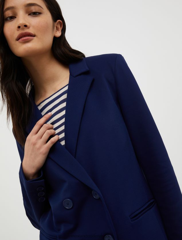 Kvinder dobbeltradet blazer MAX&Co. kina blå B2Z2T6195 beklædning