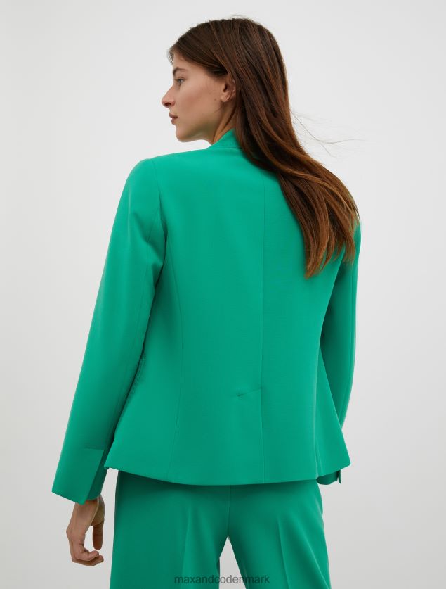 Kvinder dobbeltradet canvas blazer MAX&Co. Smaragd grøn B2Z2T6190 beklædning