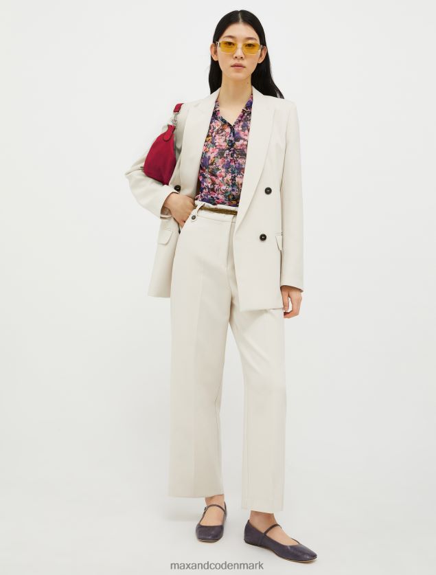 Kvinder dobbeltradet canvas blazer MAX&Co. is B2Z2T6175 beklædning