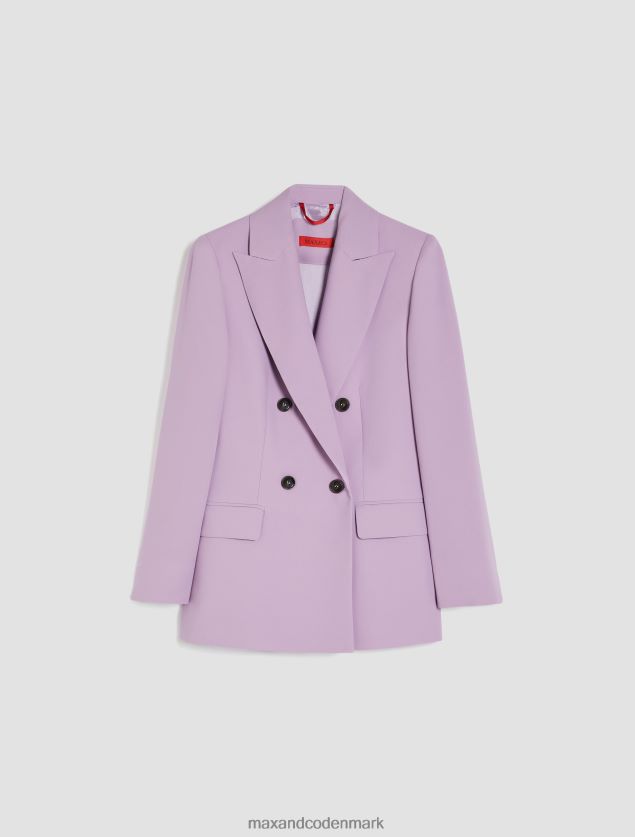 Kvinder envers satin blazer MAX&Co. lilla B2Z2T6235 beklædning