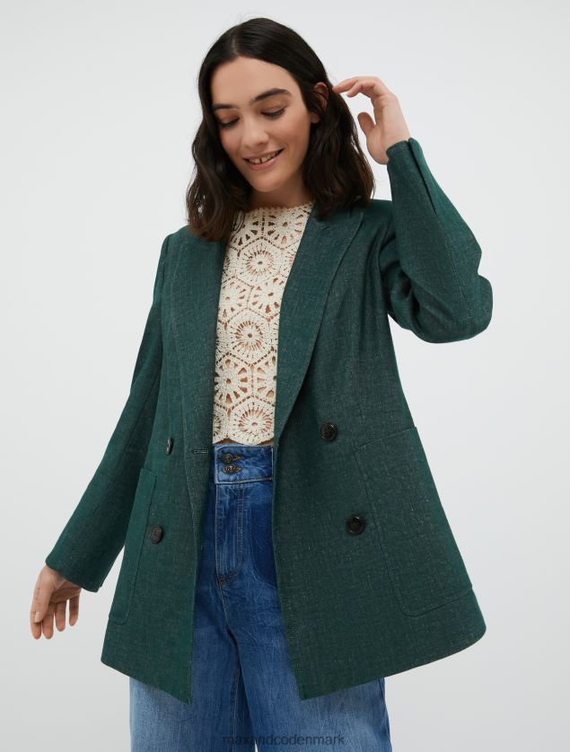 Kvinder langline blazer MAX&Co. Smaragd grøn B2Z2T6898 beklædning