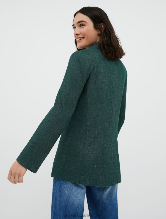Kvinder langline blazer MAX&Co. Smaragd grøn B2Z2T6898 beklædning