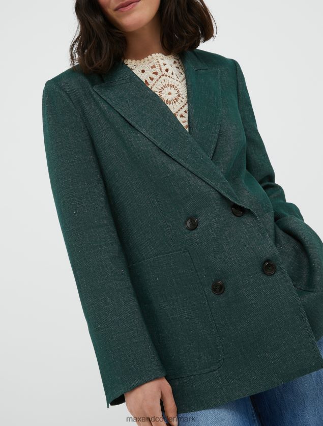 Kvinder langline blazer MAX&Co. Smaragd grøn B2Z2T6898 beklædning