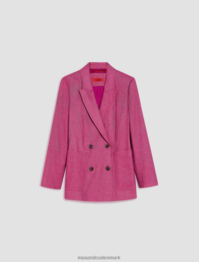Kvinder langline blazer MAX&Co. gammel rose B2Z2T6895 beklædning