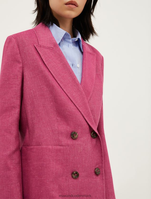 Kvinder langline blazer MAX&Co. gammel rose B2Z2T6895 beklædning