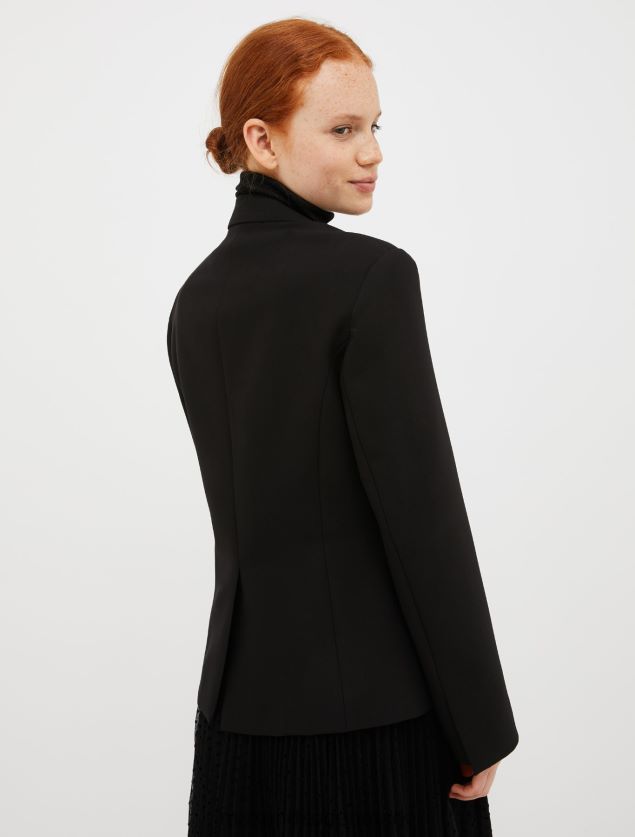 Kvinder slim fit dobbeltradet blazer MAX&Co. sort B2Z2T6199 beklædning