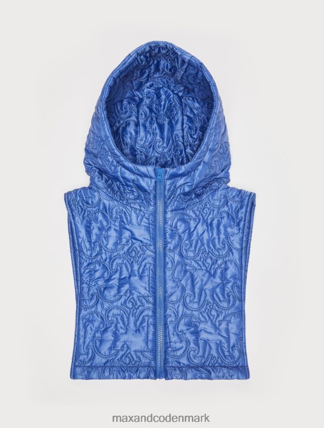 Kvinder polstret logo-broderet snood MAX&Co. Marine blå B2Z2T6932 beklædning