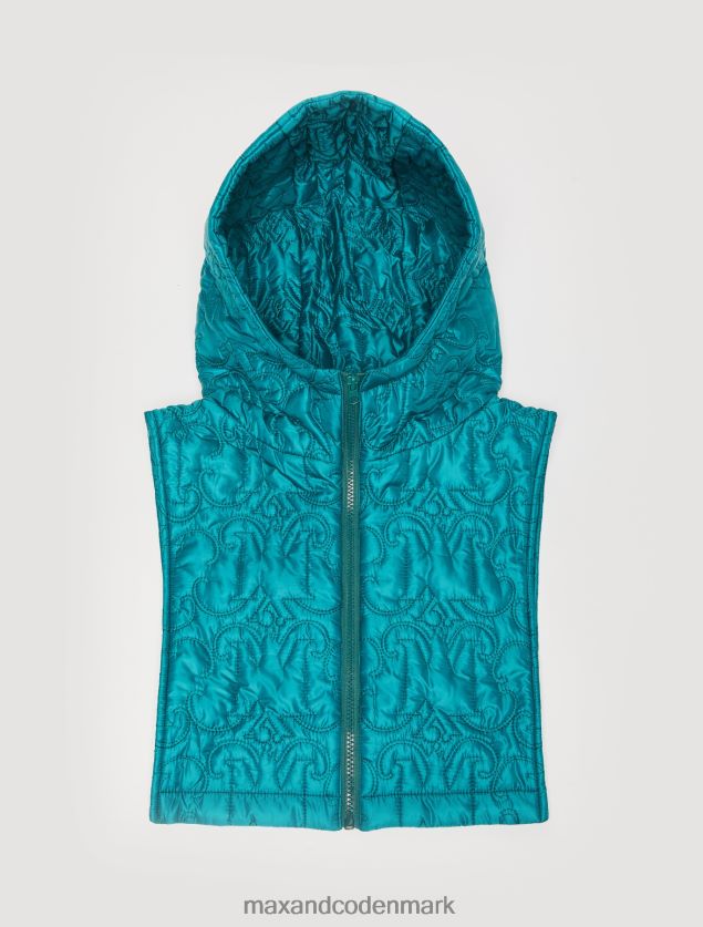 Kvinder polstret logo-broderet snood MAX&Co. grøn B2Z2T6933 beklædning