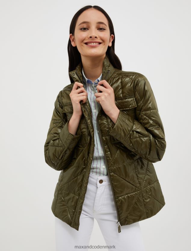 Kvinder quiltet safarijakke MAX&Co. kakigrøn B2Z2T6921 beklædning