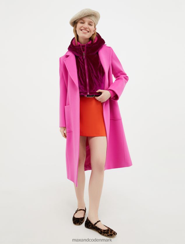 Kvinder vendbar hættekrave MAX&Co. lilla B2Z2T6902 beklædning