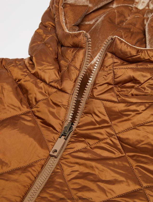 Kvinder vendbar hættekrave MAX&Co. tan B2Z2T6905 beklædning