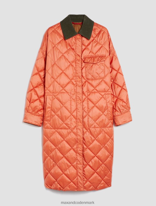 Kvinder vendbar quiltet frakke MAX&Co. terracotta B2Z2T6918 beklædning