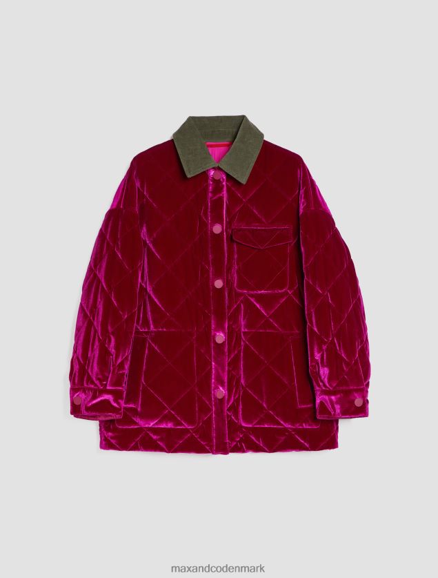 Kvinder vendbar quiltet jakke MAX&Co. lilla B2Z2T6908 beklædning