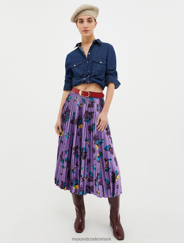 Kvinder denim skjorte MAX&Co. Marine blå B2Z2T6518 beklædning