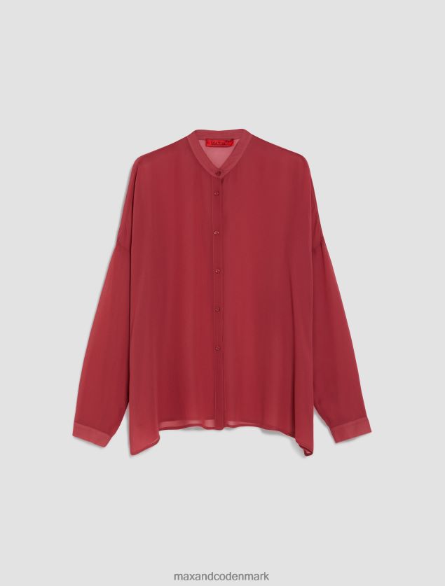 Kvinder georgette skjorte MAX&Co. bordeaux B2Z2T6443 beklædning