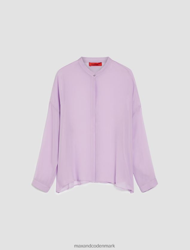 Kvinder georgette skjorte MAX&Co. lilla B2Z2T6448 beklædning