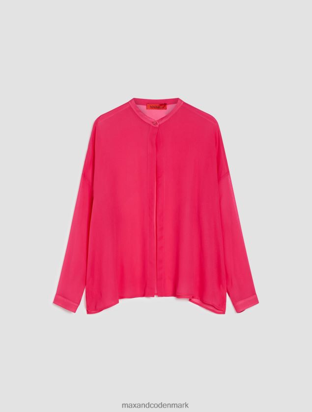 Kvinder georgette skjorte MAX&Co. lyserød B2Z2T6446 beklædning